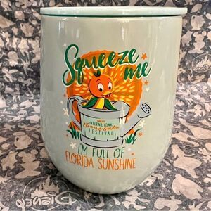 Orange Bird Stainless Steel Stemless Wine Cup Corkcicle NEW Epcot WDW Disney